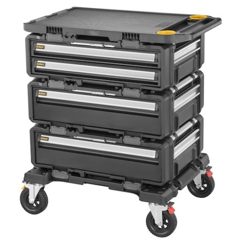 DeWALT DWST60510-1 pudełko na narzędzia Przybornik Metal, Plastik Czarny, Stal nierdzewna, Żółty - 2524660