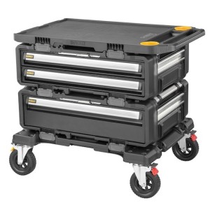 DeWALT DWST60520-1 pudełko na narzędzia Przybornik Metal, Plastik Czarny, Stal nierdzewna, Żółty