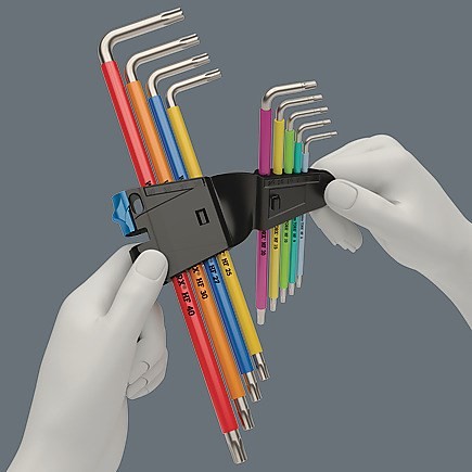 Zestaw kluczy trzpieniowych Torx 3967/9 TX SXL Multicolour - 2433157