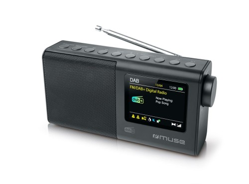 Muse M-117 DB radio Przenośny Cyfrowy Czarny - 2524957
