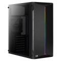 Obudowa Aerocool PGS SPLIT A AEROPGSSPLIT-A-BKRGB (ATX, Micro ATX, Mini ITX; kolor czarny) (WYPRZEDAŻ) - 2525341