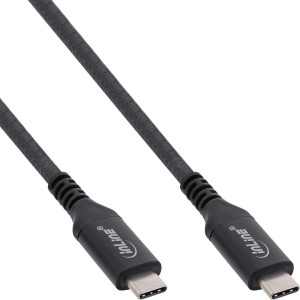 InLine 35901A kabel USB USB4 Gen 3x2 1 m USB C Czarny