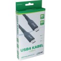 InLine 35901A kabel USB USB4 Gen 3x2 1 m USB C Czarny - 2526537