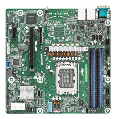 Płyta główna AsRock EC262D4U 1x LGA1700 Intel Xeon E-2400 C262 (4x DIMM, 8x SATA, 2xOCulink, 1xM.2, 2x1Gbe, IPMI, mATX) - 2527447
