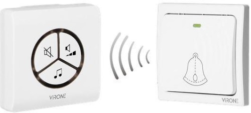 Dzwonek bezprzewodowy VIRONE DB-3 bezbateryjny przycisk,learning system,80m - 2529024