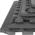 Mata puzzle pod sprzęt sportowy jasno-szary 9 elementów HMS MP12 - 2529319