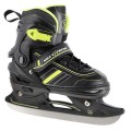 ŁYŻWOROLKI NILS EXTREME NH18191 2W1 CZARNO-LIMONKOWE ROZM. L (39-43) Z WYMIENNĄ PŁOZĄ HOKEJOWĄ - 2263485