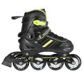ŁYŻWOROLKI NILS EXTREME NH18191 2W1 CZARNO-LIMONKOWE ROZM. L (39-43) Z WYMIENNĄ PŁOZĄ HOKEJOWĄ - 2263478