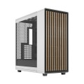 Przezroczysta obudowa Fractal Design North XL RC Chalk TG, Midi-Tower, ATX, Szkło hartowane - białe - 2516662