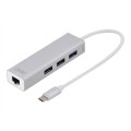 Digitus Hub USB 3.0 Type-C™ z Gigabit Ethernet - 1922633