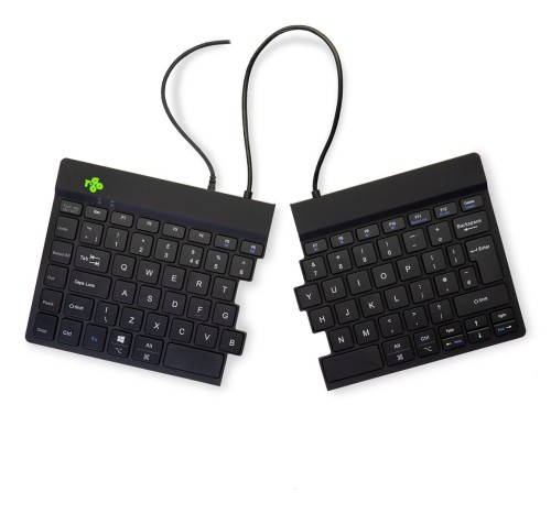 Klawiatura R-Go Split Break ergonomiczna UK-išdestymas juodas - 2447848