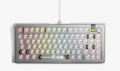 Klawiatura do gier Glorious GMMK 3 Pro 75% Custom Gaming-Tastatur - Barebone, ANSI-Layout, srebrna - 2484074