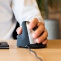 R Go Tools R-Go Pele HE ergonomisch links USB mittel juodas/silb retail - 2538744