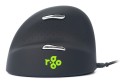R Go Tools R-Go Pele HE ergonomisch links USB mittel juodas/silb retail - 2538742