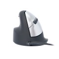 R Go Tools R-Go Pele HE ergonomisch links USB mittel juodas/silb retail - 2463852