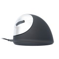 R Go Tools R-Go Pele HE ergonomisch links USB mittel juodas/silb retail - 2463855