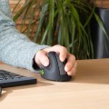 R-Go Pele HE ergonomiczna myszka lewa Bluetooth sidabrina - 2463860