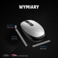 Mysz HP 240 Pike Silver Bluetooth Mouse bezprzewodowa srebrno-czarna 43N04AA - 1952077