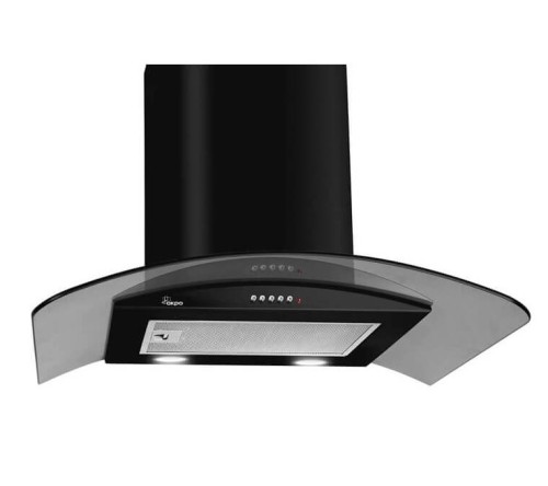 Okap kominowy AKPO WK-4 LARGO ECO 60 CZARNY (399,1 m3/h; 600mm; kolor czarny) - 2489298