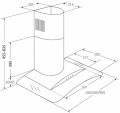 Okap kominowy AKPO WK-4 LARGO ECO 60 CZARNY (399,1 m3/h; 600mm; kolor czarny) - 2489299