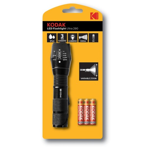 KODAK LATARKA LED FLASHLIGHT ULTRA 290 + 3XR3 - 2504412