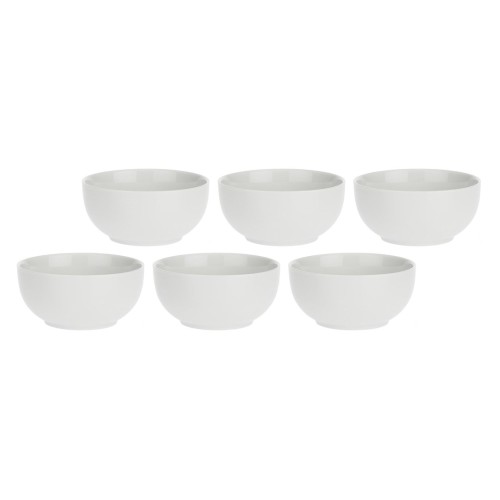 Zestaw 6 okrągłych misek Terrine - Biały, 11.5 cm - 2489694