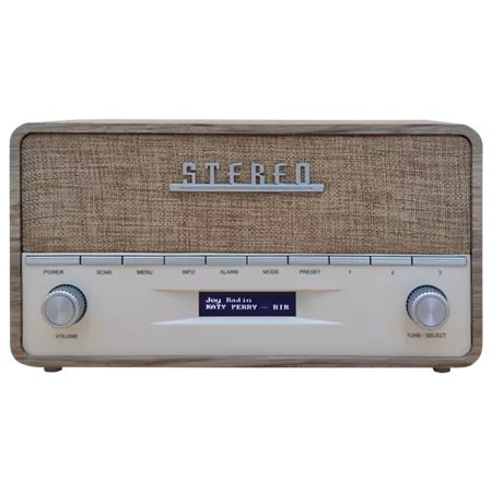 Denver DAB-36LW radio Przenośny Cyfrowy Brązowy, Biały - 1950553
