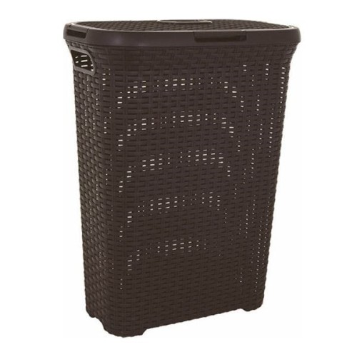 Kosz na bieliznę Curver NATURAL STYLE 40LCiemnyBrąz - 2451321