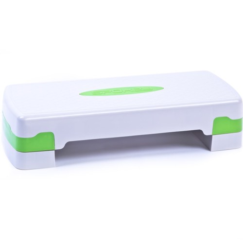 Step dwustopniowy Spokey Basic IV biało-zielony 920946 - 1954154