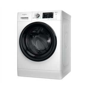 Pralka WHIRLPOOL FFD 9489 BV EE, 9kg, 1400 obr./min, klasa energetyczna A, głębokość 63 cm, silnik inwerterowy, czarne drzwi