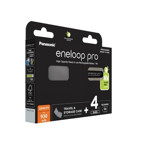 PANASONIC ENELOOP PRO AAA 930mAh 4 szt + box - 2535591