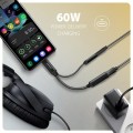 Axagon ADA-HCPD kabel audio 0,1 m USB-C, 3.5 mm USB-C Czarny - 2536565