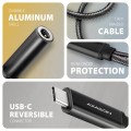 Axagon ADA-HCPD kabel audio 0,1 m USB-C, 3.5 mm USB-C Czarny - 2536562