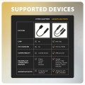 Axagon ADA-HCPD kabel audio 0,1 m USB-C, 3.5 mm USB-C Czarny - 2536567