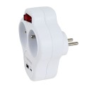 ESPERANZA ROZGAŁĘŹNIK ELEKTRYCZNY 2 GN. USB-C USB-A WŁ. BIAŁY ELK311W - 2537114