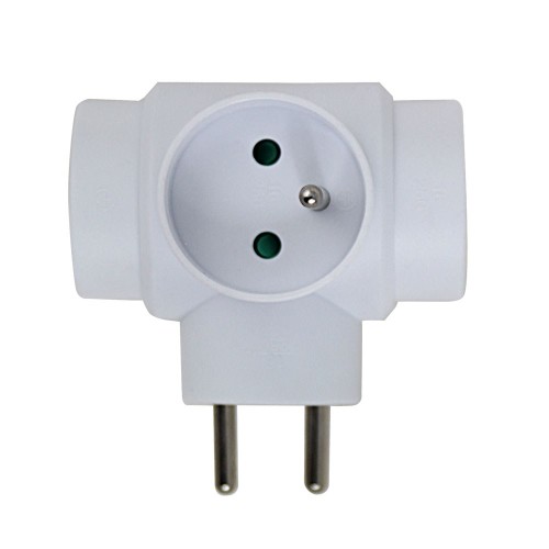ESPERANZA ROZGAŁĘŹNIK ELEKTRYCZNY 3 GNIAZDA BIAŁY ELK302W - 2537117