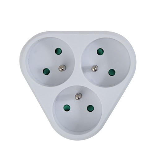 ESPERANZA ROZGAŁĘŹNIK ELEKTRYCZNY 3 GNIAZDA BIAŁY ELK303W - 2537124