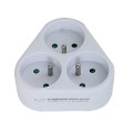 ESPERANZA ROZGAŁĘŹNIK ELEKTRYCZNY 3 GNIAZDA BIAŁY ELK303W - 2537125
