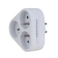 ESPERANZA ROZGAŁĘŹNIK ELEKTRYCZNY 3 GNIAZDA BIAŁY ELK303W - 2537126