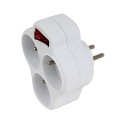 ESPERANZA ROZGAŁĘŹNIK ELEKTRYCZNY 3 GNIAZDA Z WYŁĄCZNIKIEM BIAŁY ELK304W - 2537137