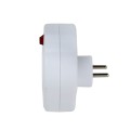 ESPERANZA ROZGAŁĘŹNIK ELEKTRYCZNY 3 GNIAZDA Z WYŁĄCZNIKIEM BIAŁY ELK304W - 2537139