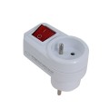 ESPERANZA ROZGAŁĘŹNIK/ADAPTER ELEKTR. 1 GN. WŁ. BIAŁY ELK301W - 2537149