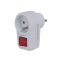 ESPERANZA ROZGAŁĘŹNIK/ADAPTER ELEKTR. 1 GN. WŁ. BIAŁY ELK301W - 2537148