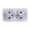 ESPERANZA ROZGAŁĘŹNIK ELEKTRYCZNY 2 GNIAZDA BIAŁY ELK305W - 2537154
