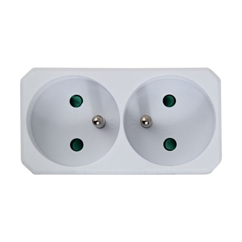 ESPERANZA ROZGAŁĘŹNIK ELEKTRYCZNY 2 GNIAZDA BIAŁY ELK305W - 2537154