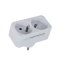 ESPERANZA ROZGAŁĘŹNIK ELEKTRYCZNY 2 GNIAZDA BIAŁY ELK305W - 2537155