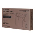 Taboret prysznicowy prostokątny z regulacją wysokości - 2537275
