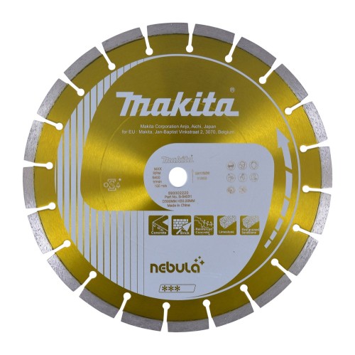 Makita tarcza diamentowa 300x20mm segment (sucho/mokro) beton - 2538053