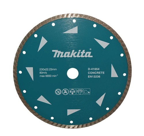 MAKITA TARCZA DIAMENTOWA 230x22,23mm TURBO (NA SUCHO) BETON - 2538055