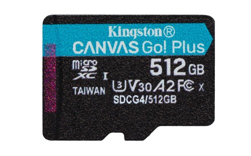 KINGSTON microSDXC Canvas Go Plus 512GB - 2538485